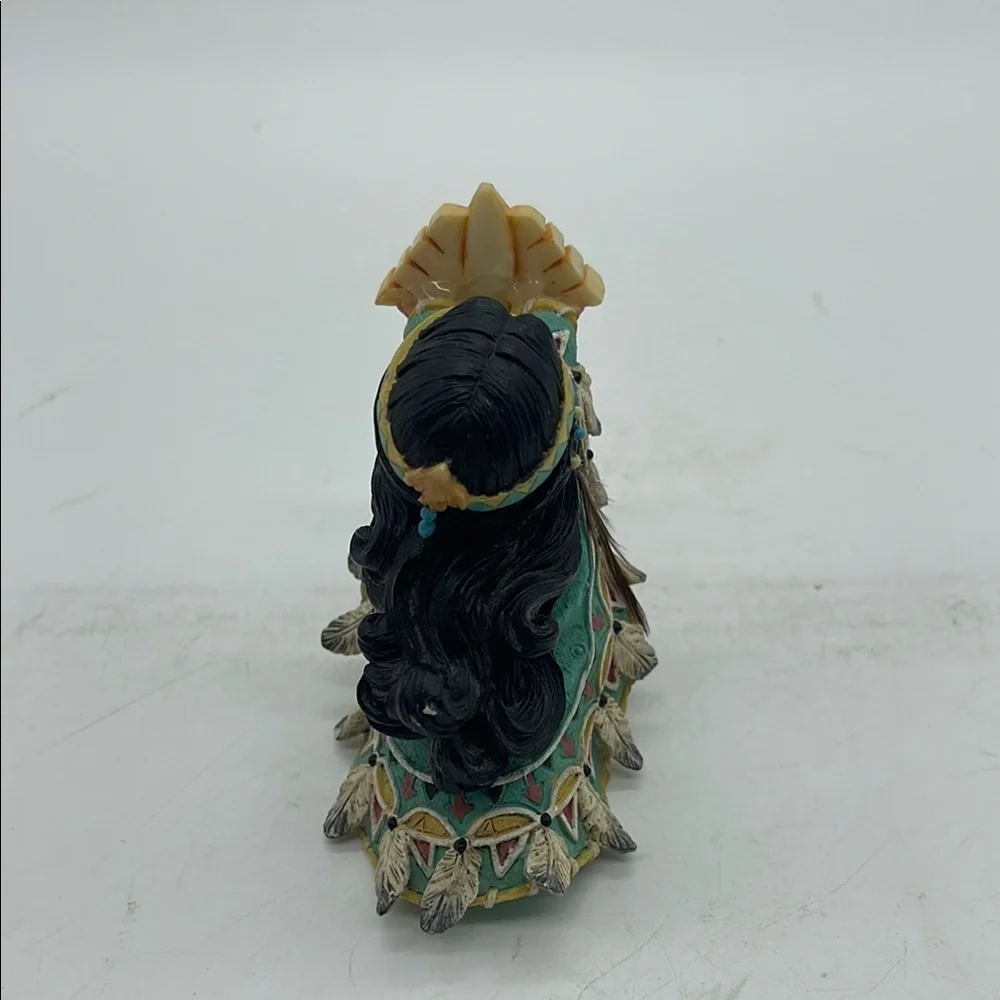 Enesco Friends of the Feather Indian With Eagle Fetish Figurine